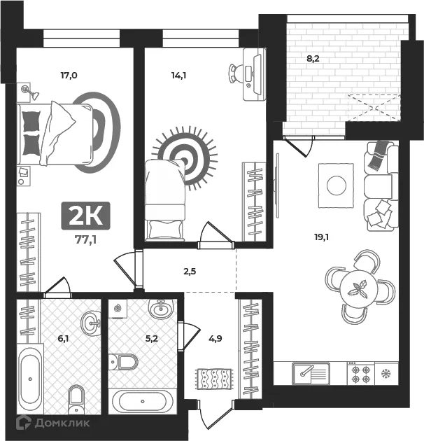 Фото квартиры в ЖК "Маэстро"