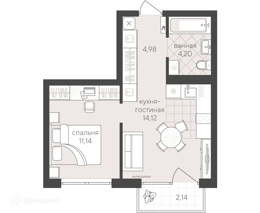 Фото квартиры в ЖК Скандиа. Квартал у озера