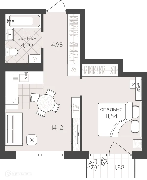 Фото квартиры в ЖК Скандиа. Квартал у озера