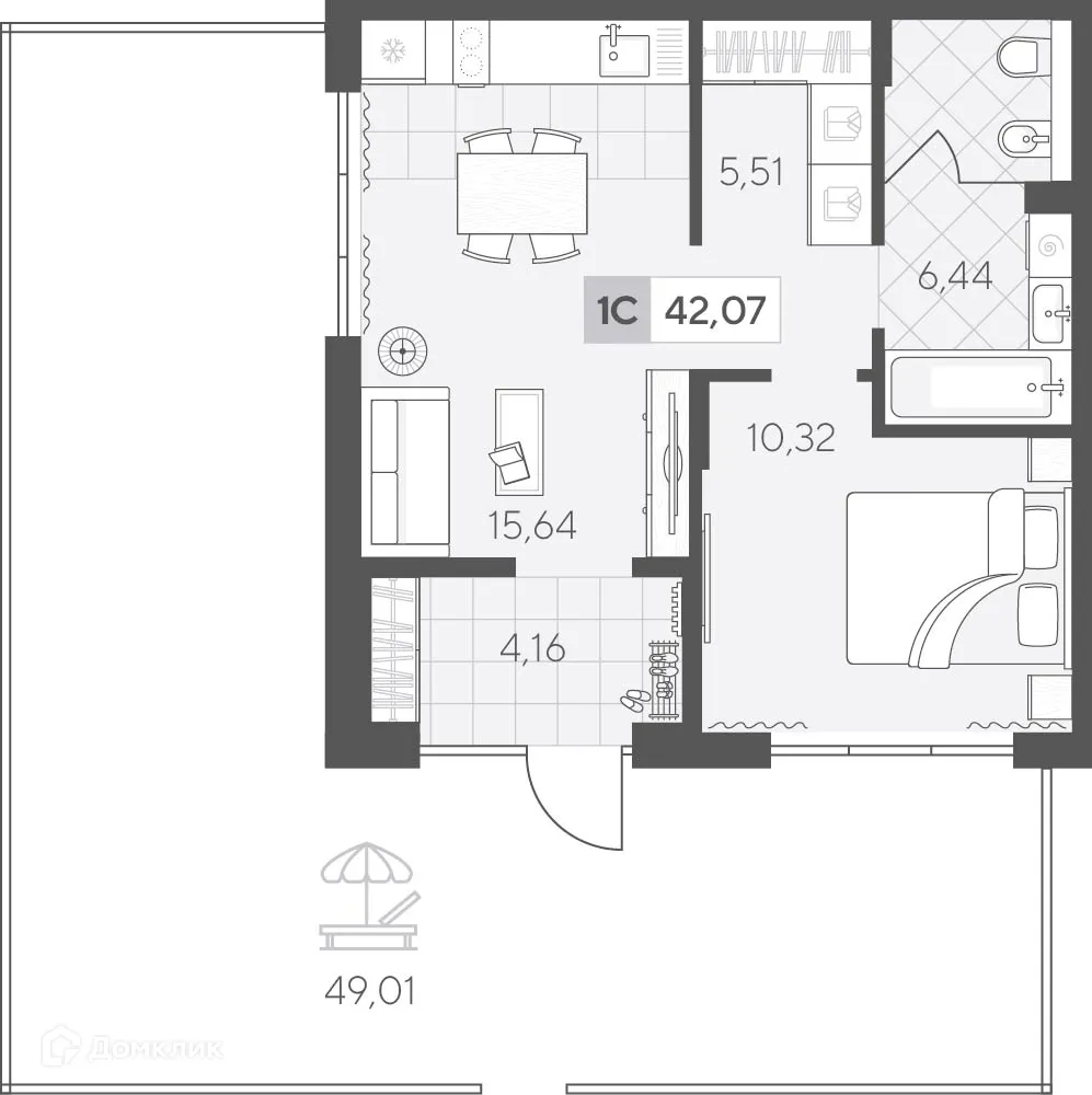 Фото квартиры в ЖК Скандиа. Квартал у озера
