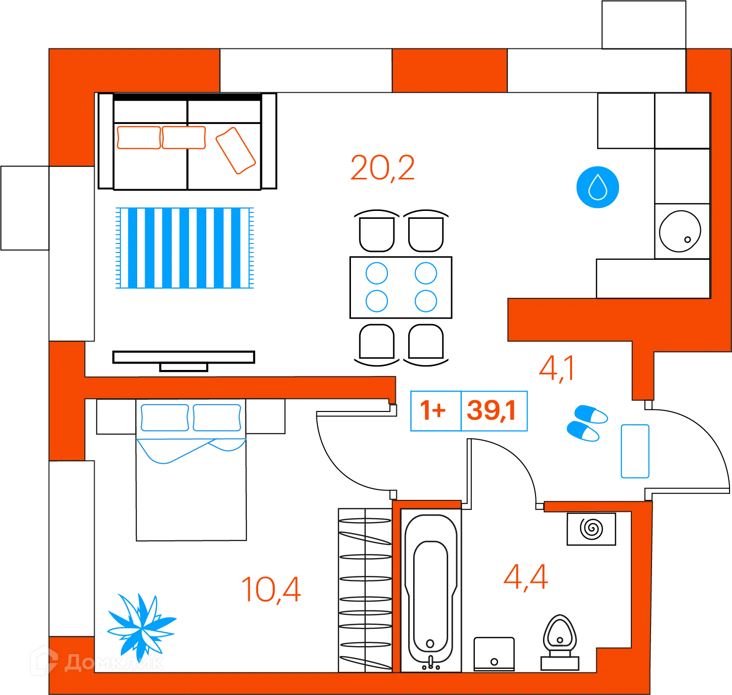 Фото квартиры в ЖК СуперСкай (ЖК SuperSky)