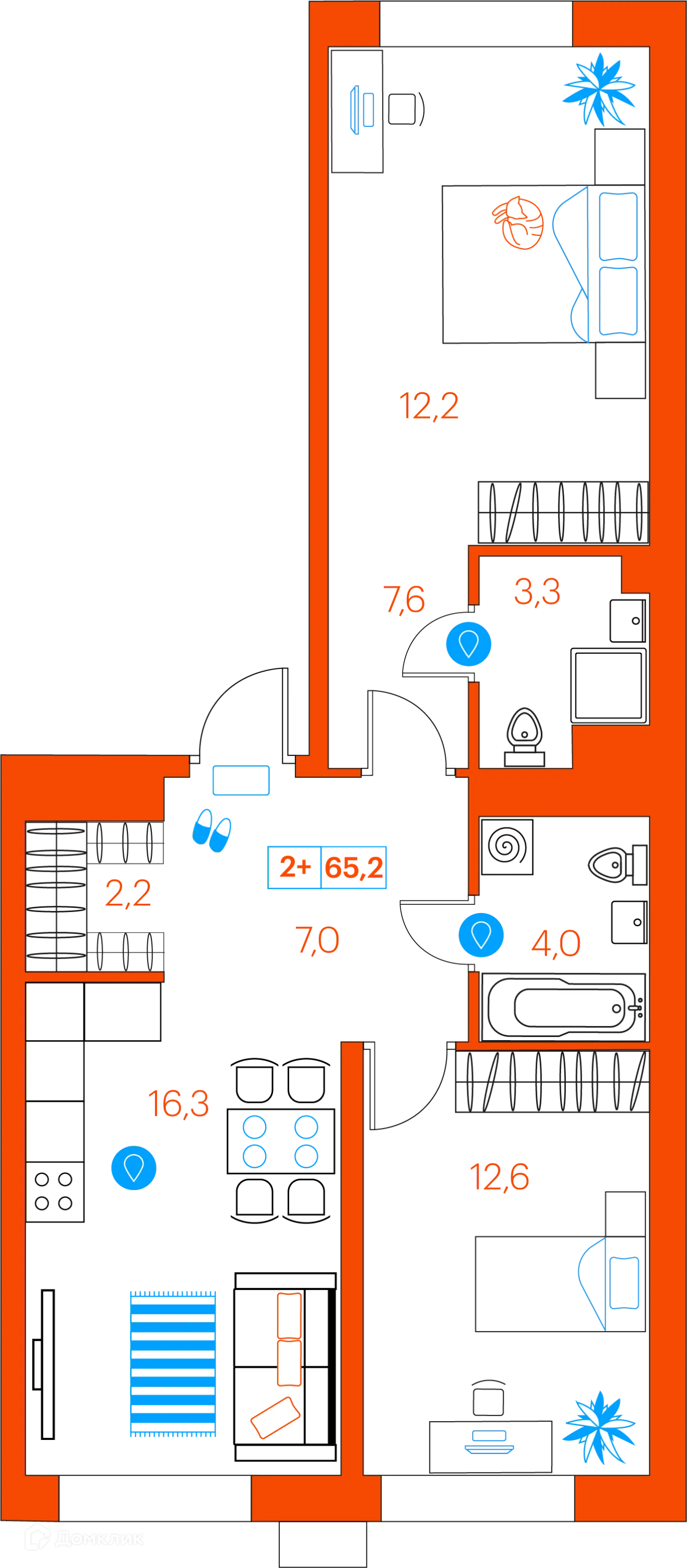 Фото квартиры в ЖК СуперСкай (ЖК SuperSky)