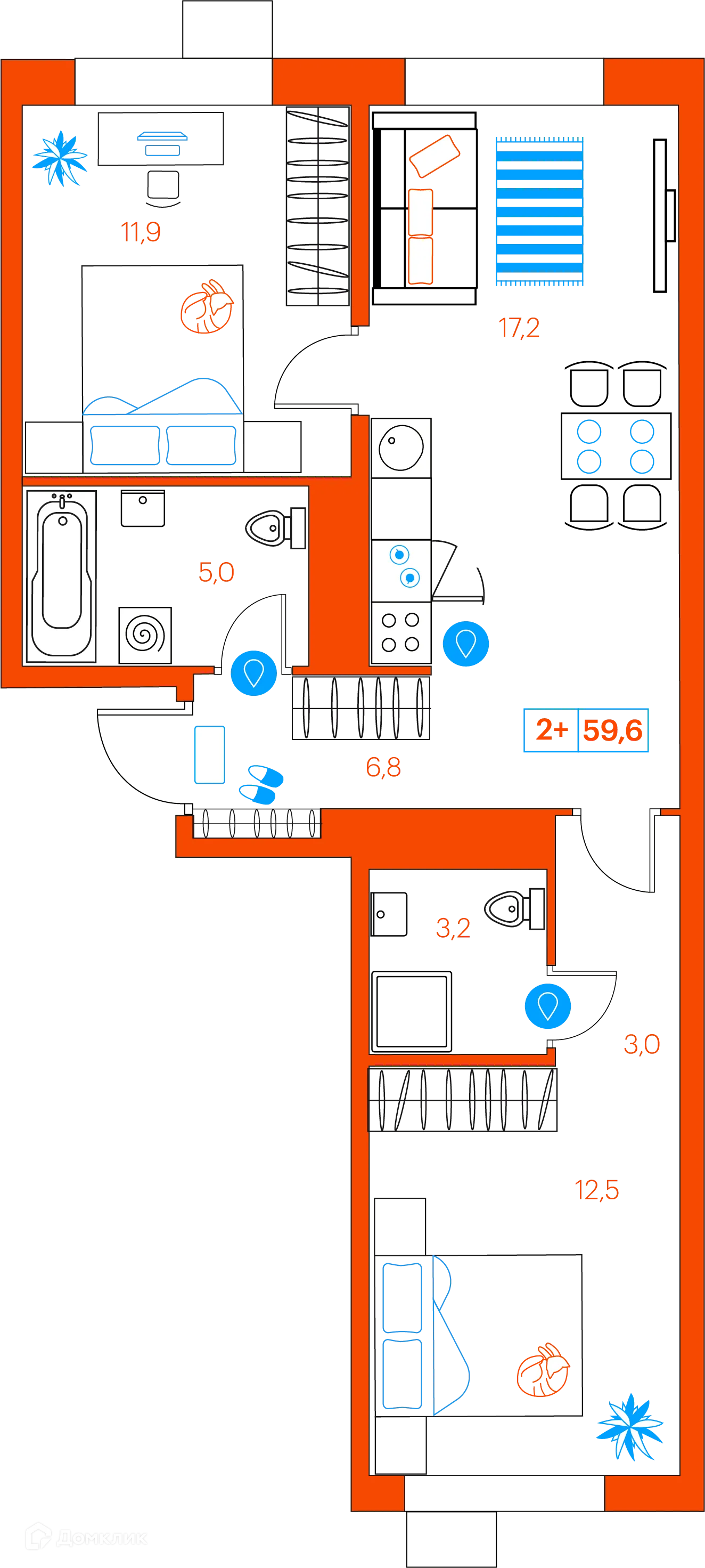 Фото квартиры в ЖК СуперСкай (ЖК SuperSky)