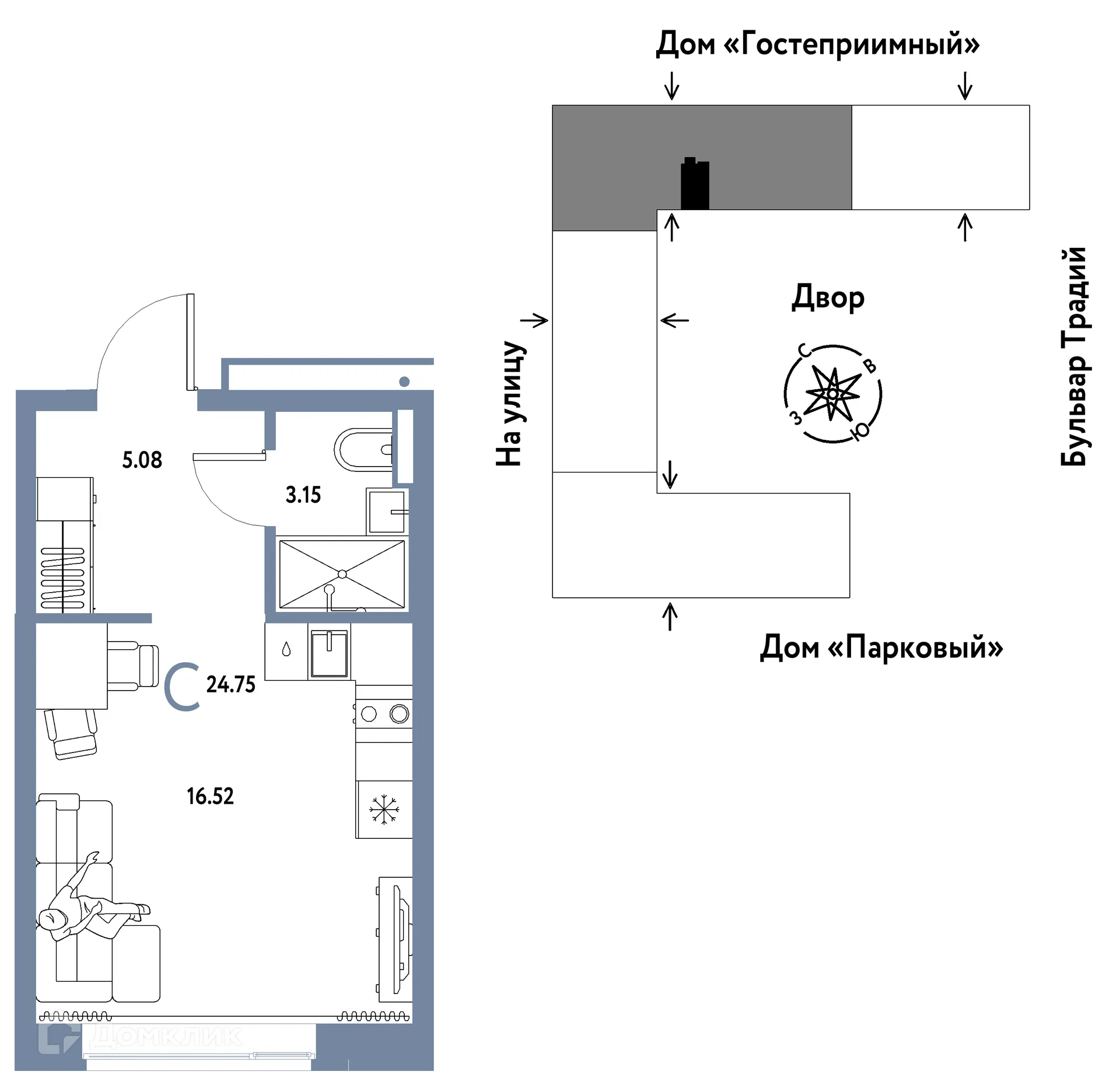 Фото квартиры в ЖК «Домашний»
