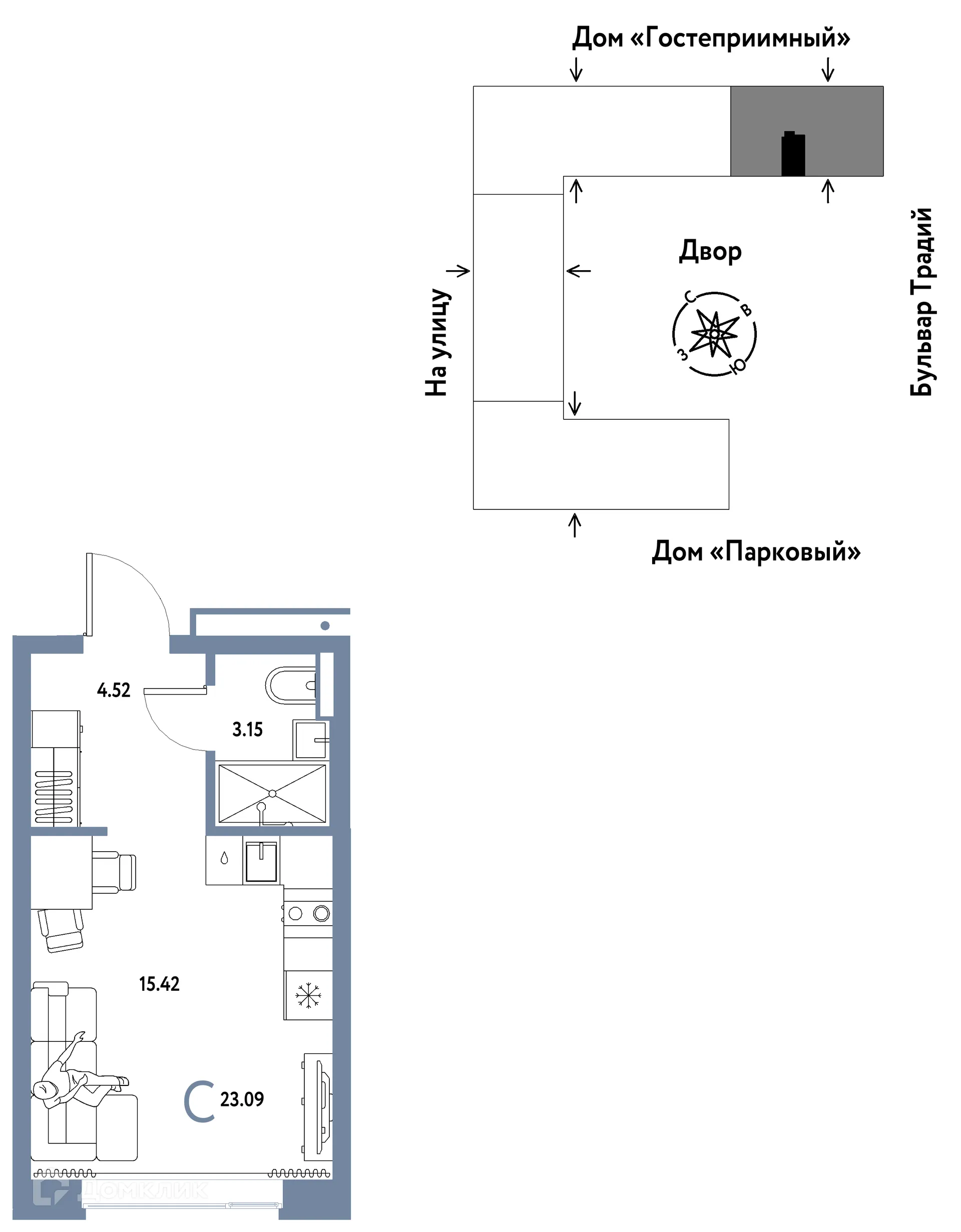 Фото квартиры в ЖК «Домашний»
