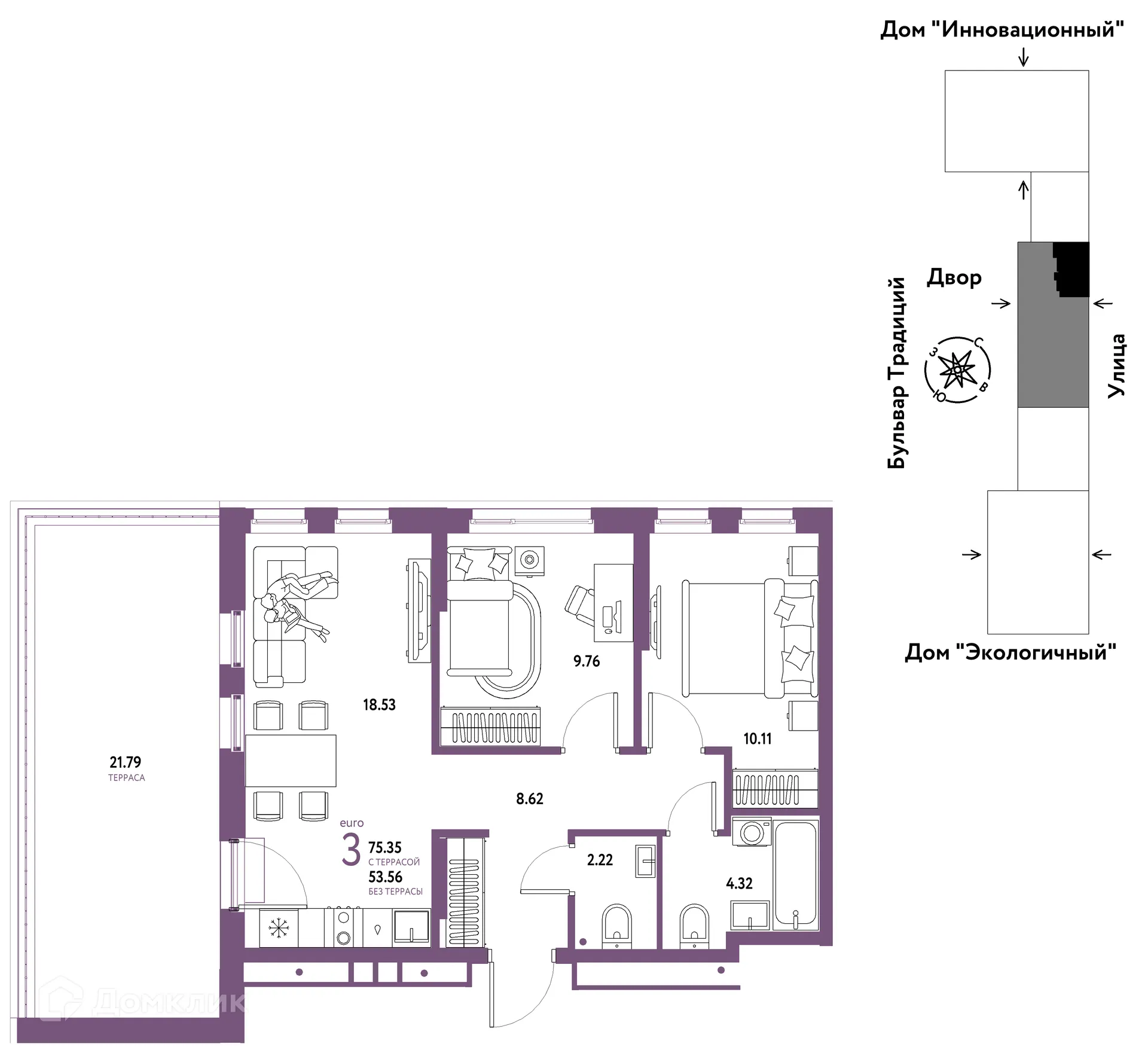 Фото квартиры в ЖК «Домашний»