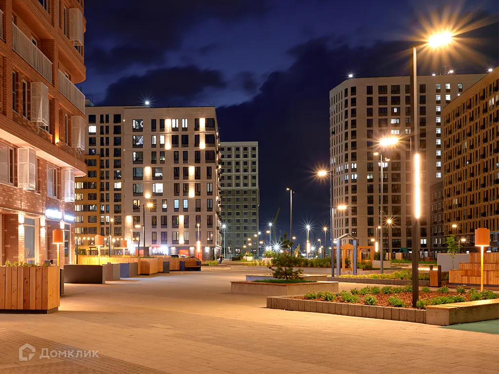 Планировка 2-комнатной квартиры 43.78 м² в ЖК «Домашний», г. Тюмень — фото 4