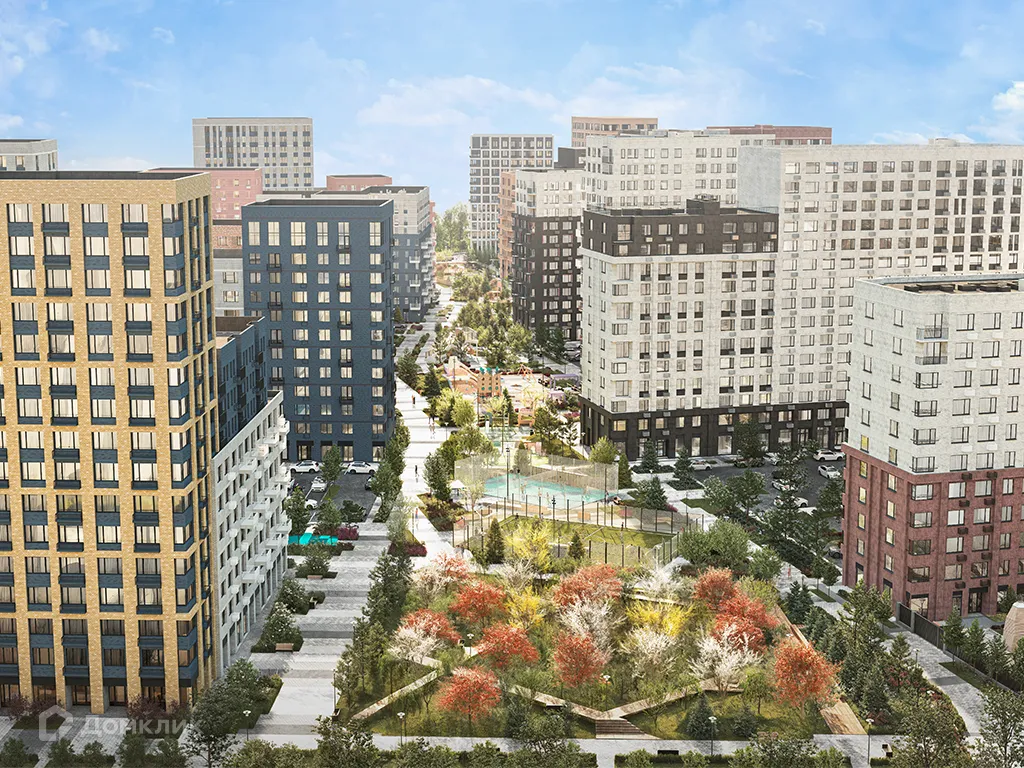 Планировка 2-комнатной квартиры 42.99 м² в ЖК «Домашний», г. Тюмень — фото 21