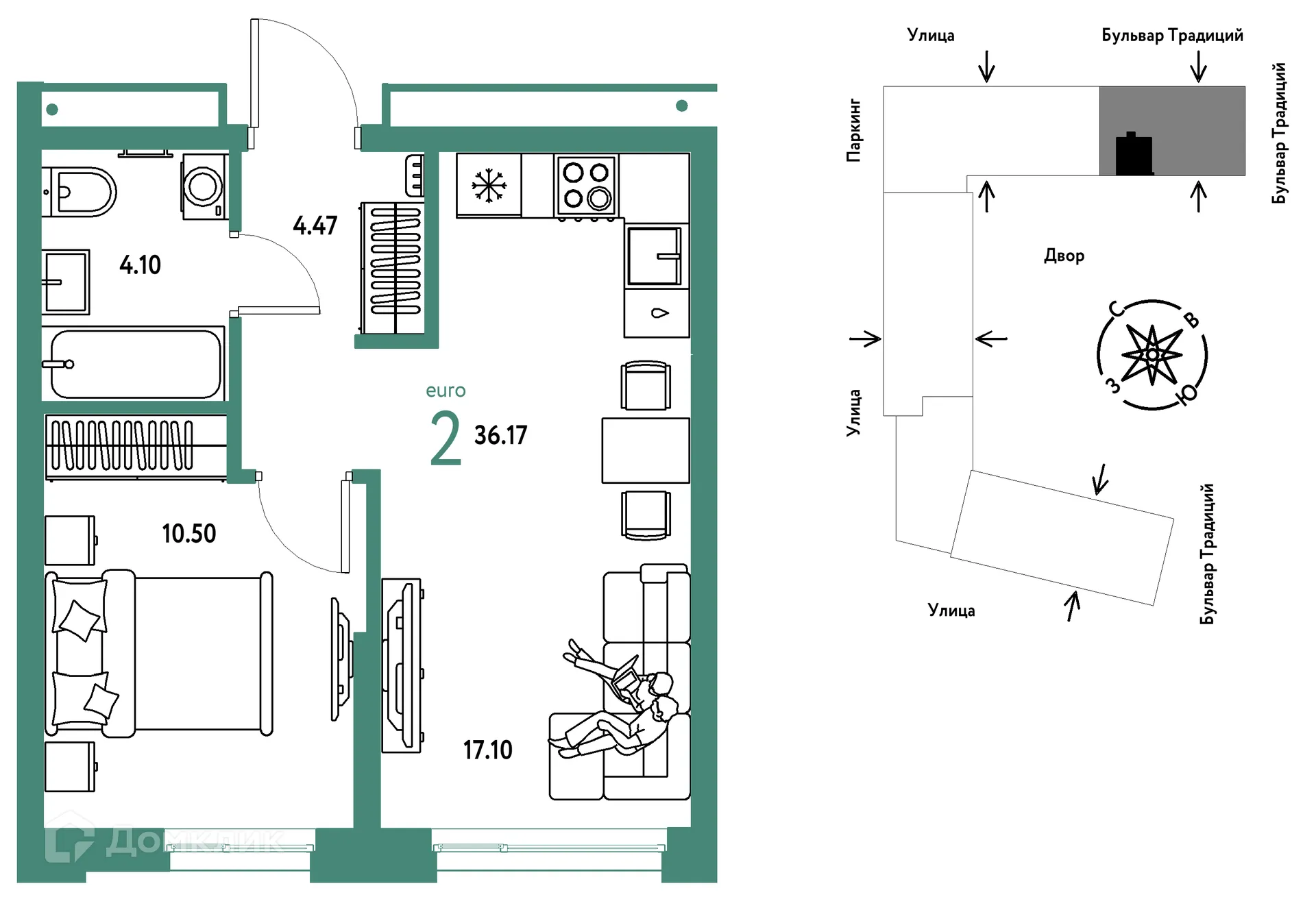 Фото квартиры в ЖК «Домашний»