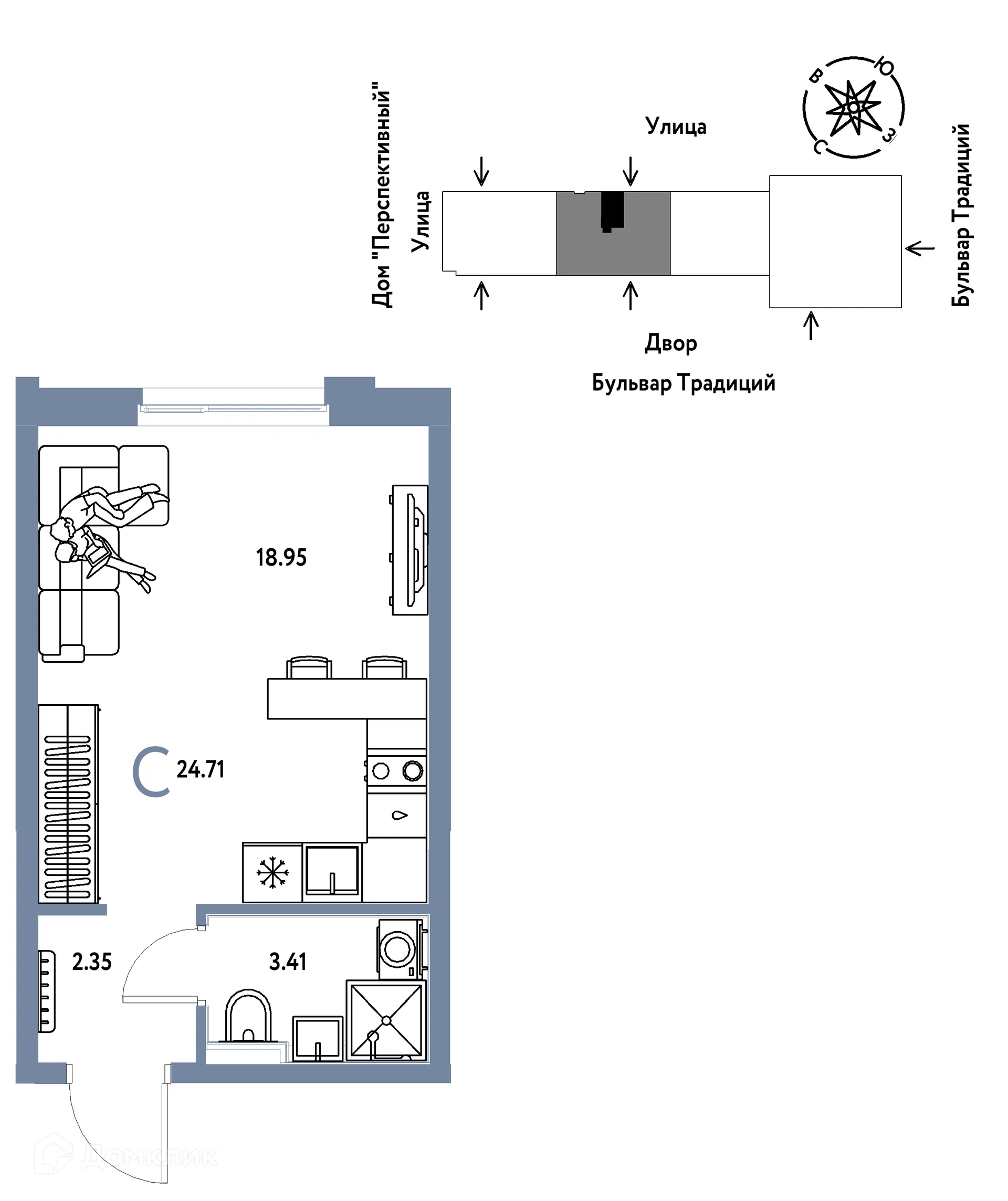 Фото квартиры в ЖК «Домашний»