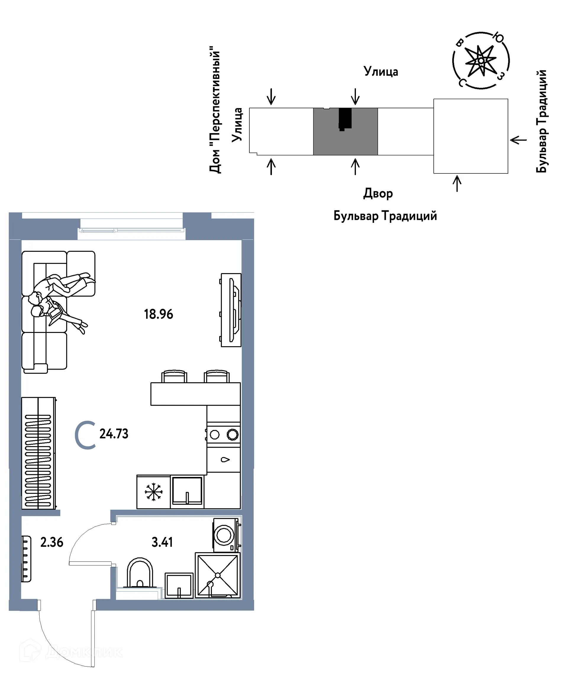 Фото квартиры в ЖК «Домашний»
