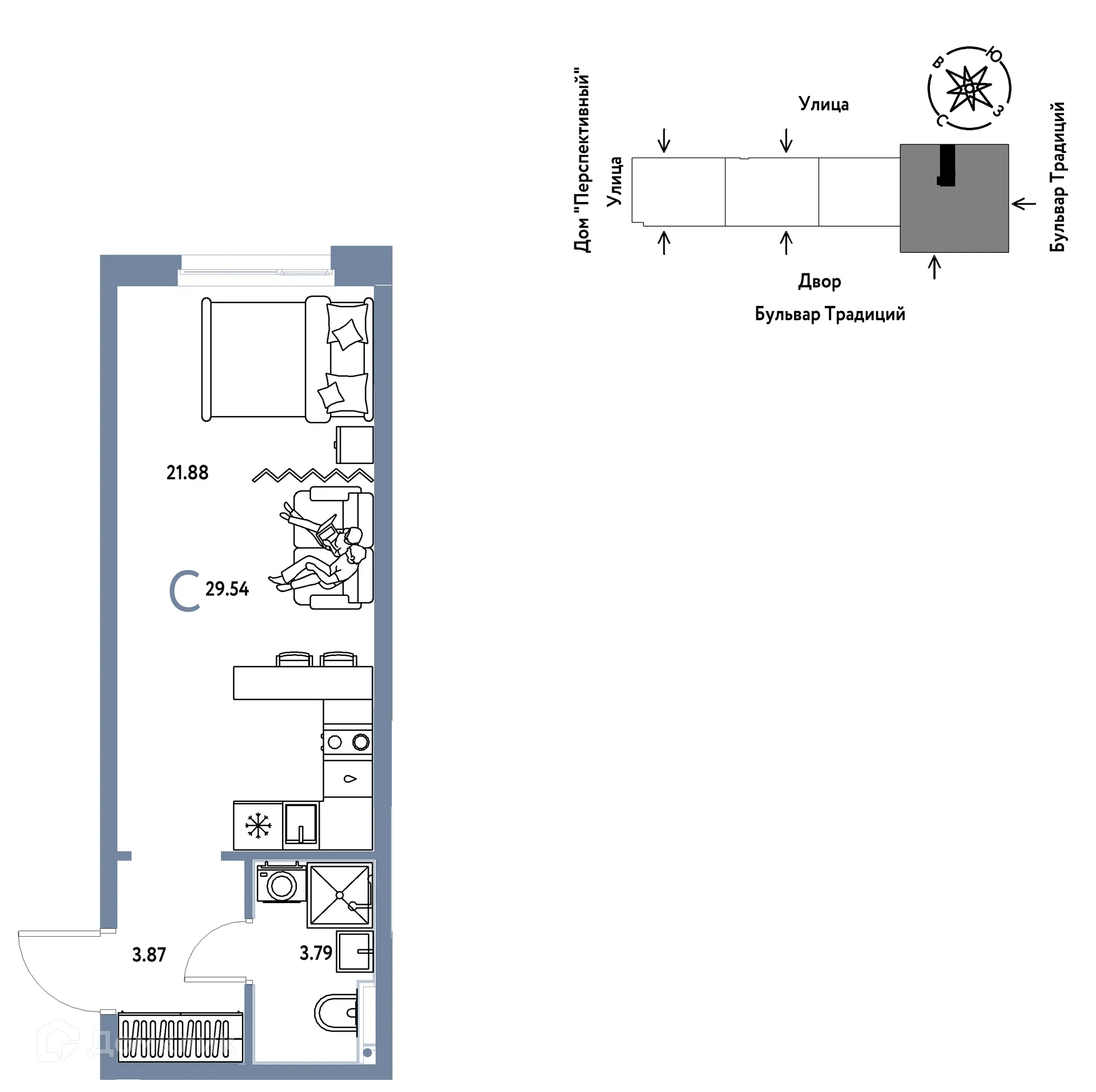 Фото квартиры в ЖК «Домашний»