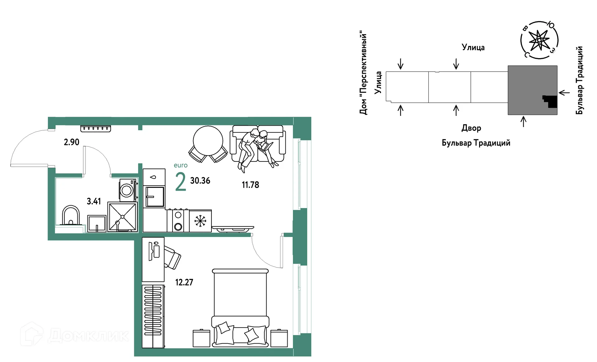 Фото квартиры в ЖК «Домашний»