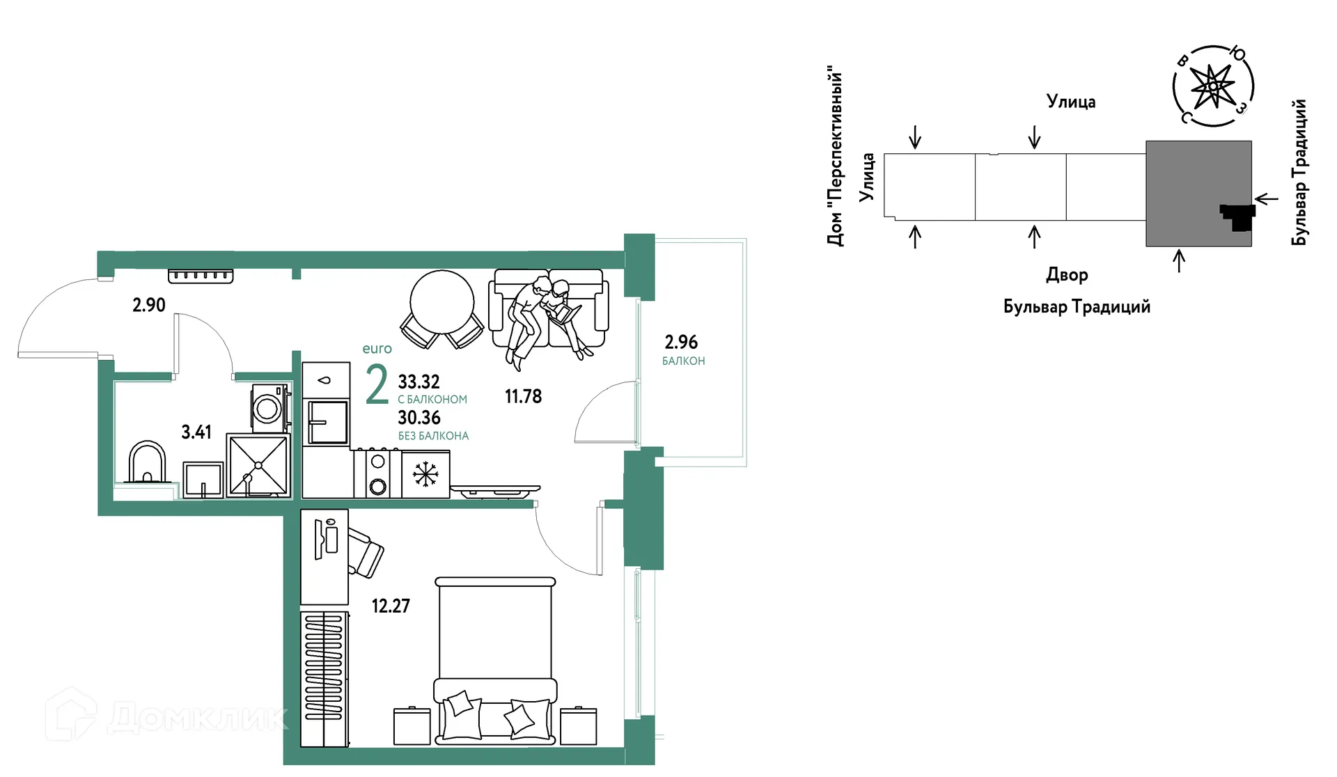 Фото квартиры в ЖК «Домашний»