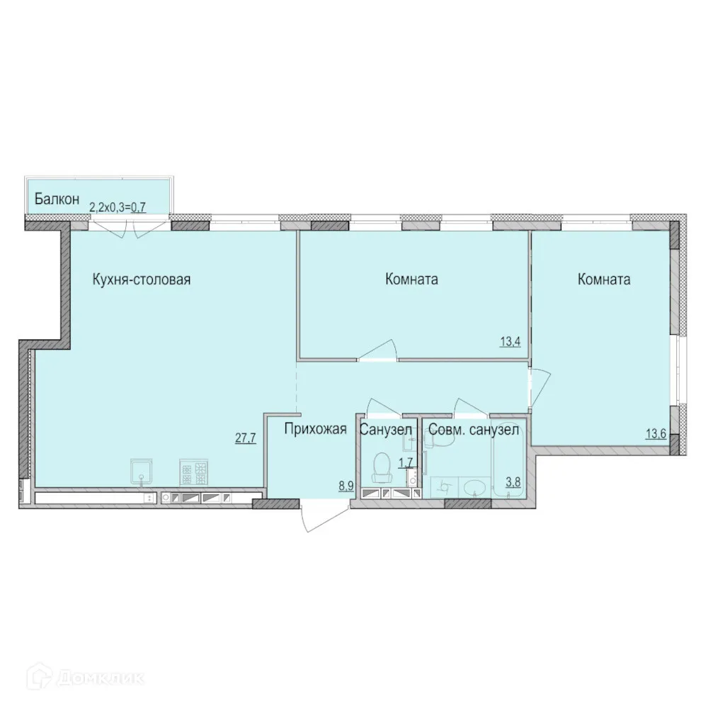 Фото квартиры в ЖК А14