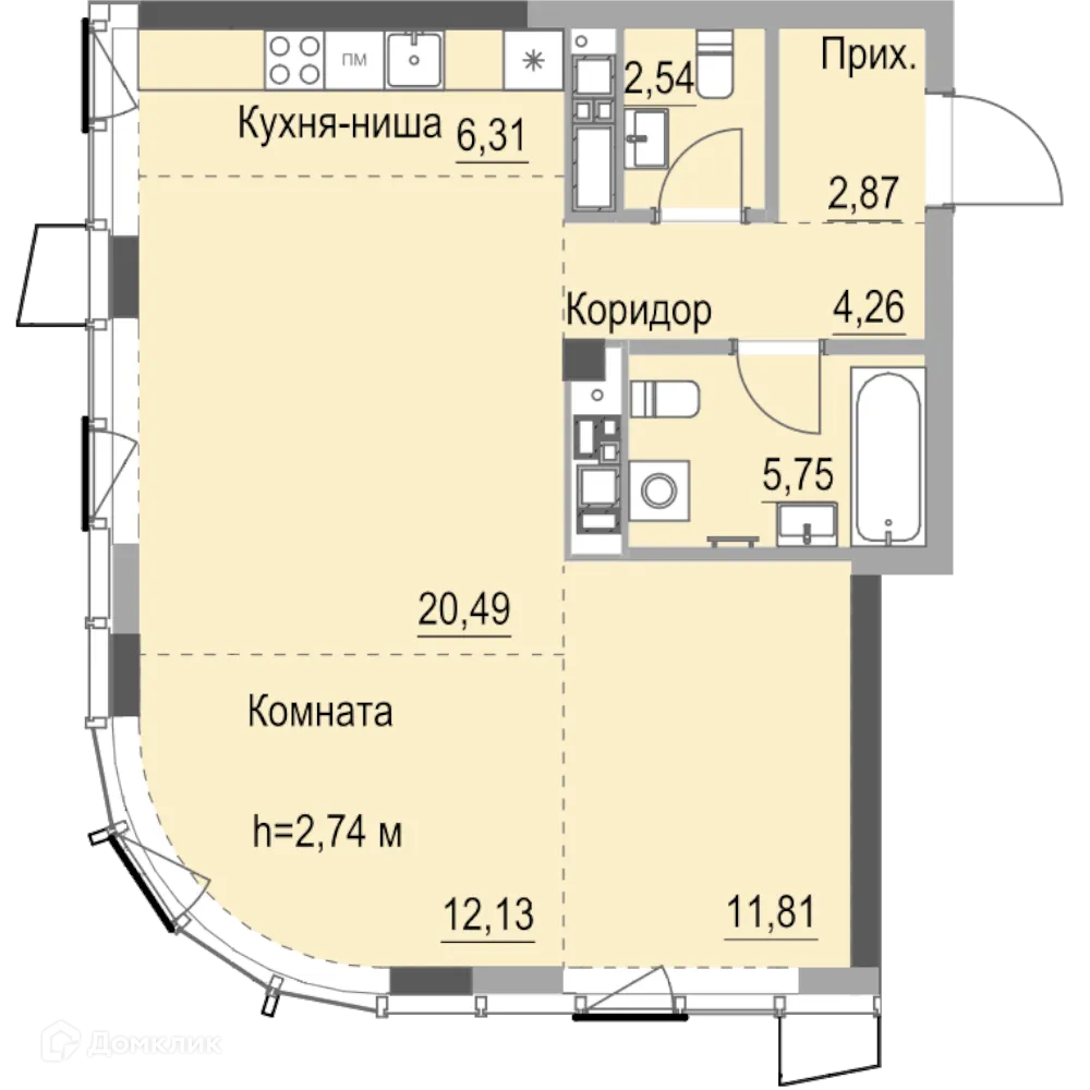 Фото квартиры в ЖК Республика
