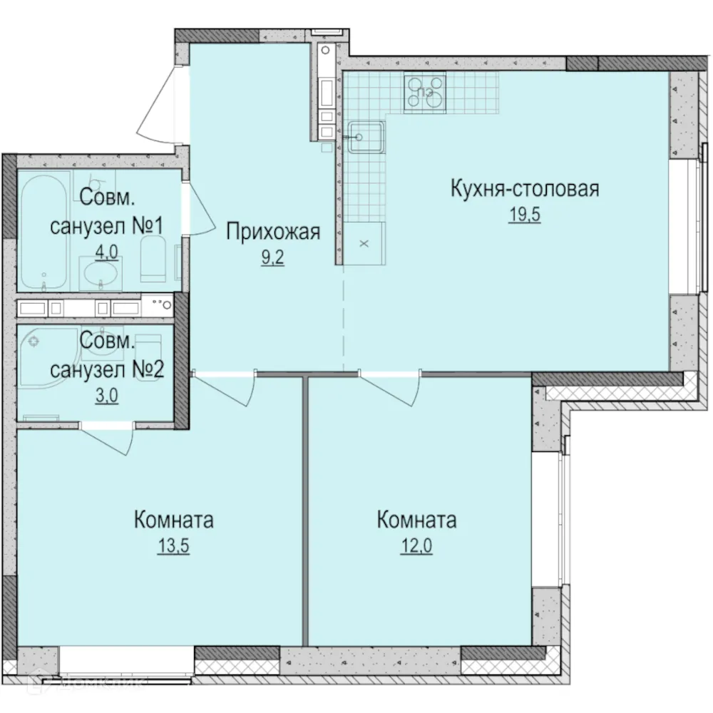 Фото квартиры в ЖК Мой Зенит