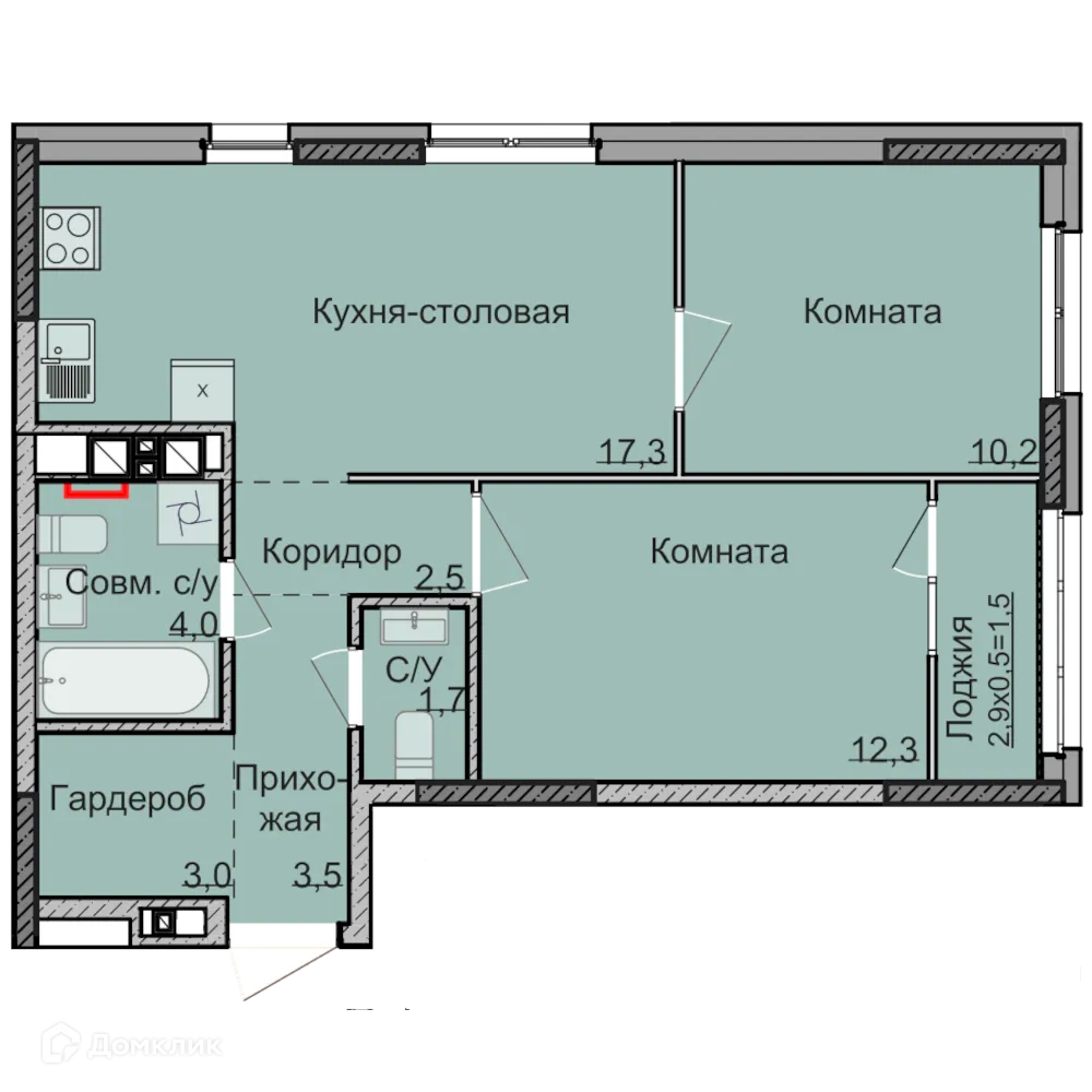 Фото квартиры в ЖК НЕО