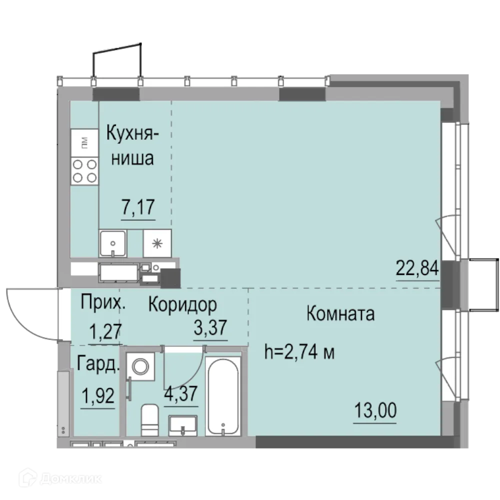 Фото квартиры в ЖК Республика