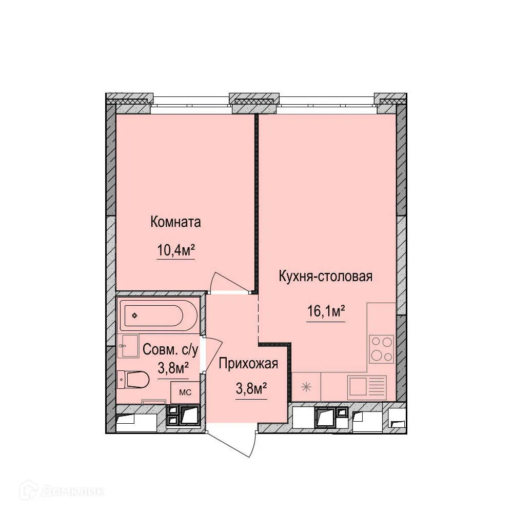 Фото квартиры в ЖК Финский квартал