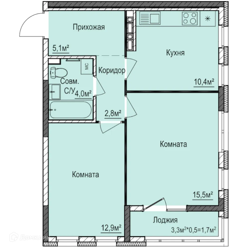 Фото квартиры в ЖК Покровский