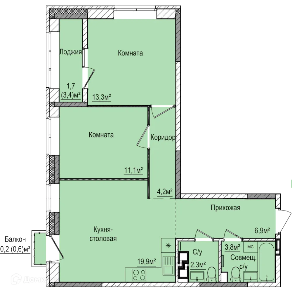 Фото квартиры в ЖК Покровский