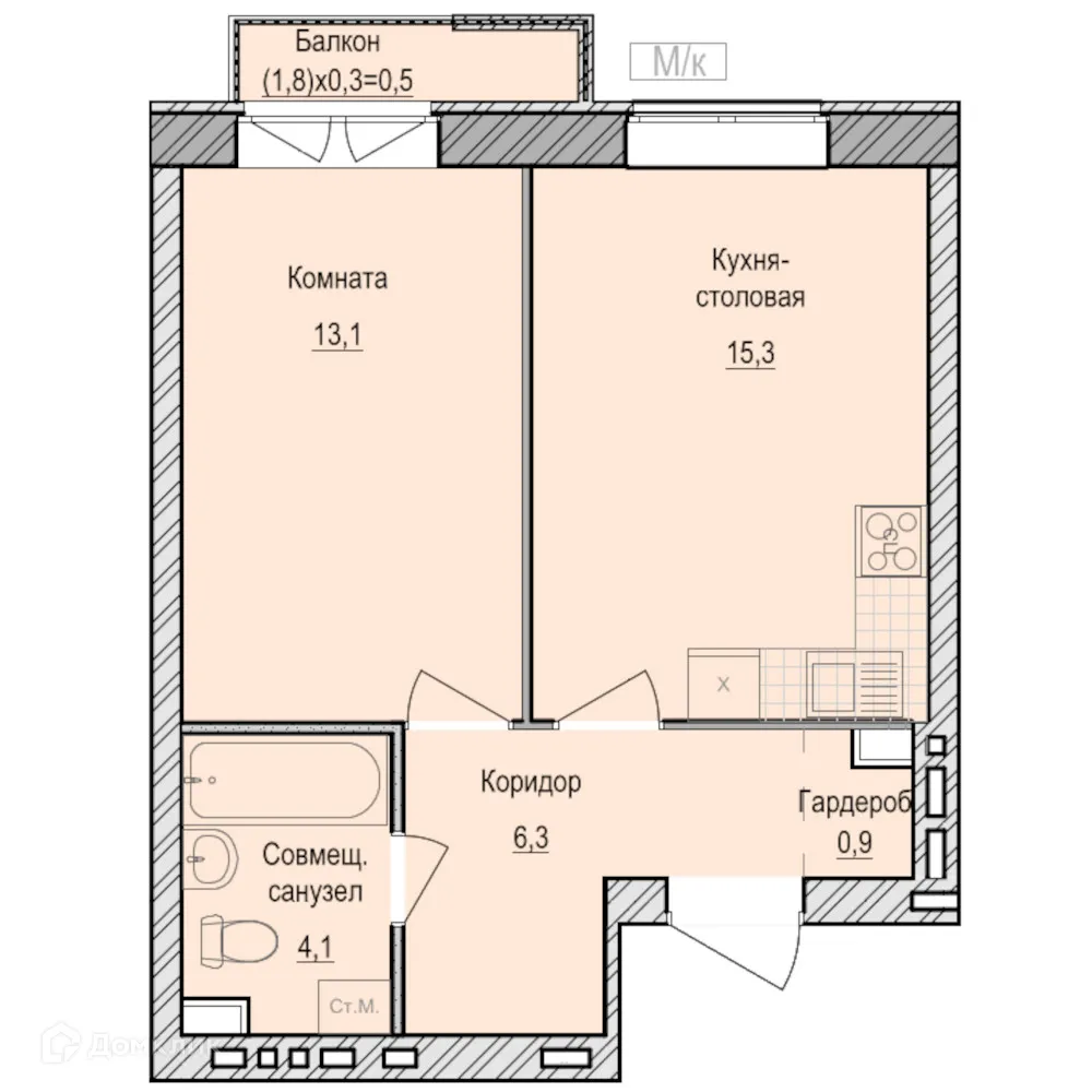 Фото квартиры в ЖК Санвилл