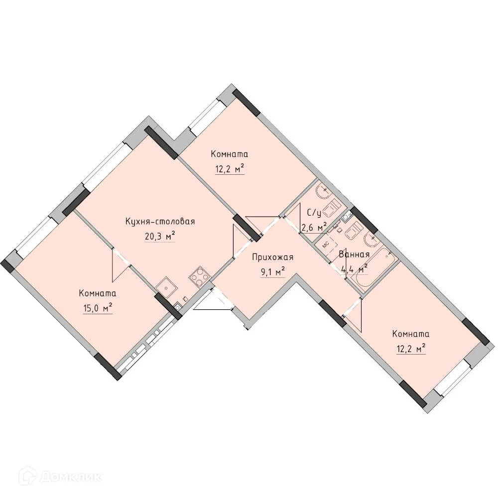 Фото квартиры в ЖК Холмогоровский