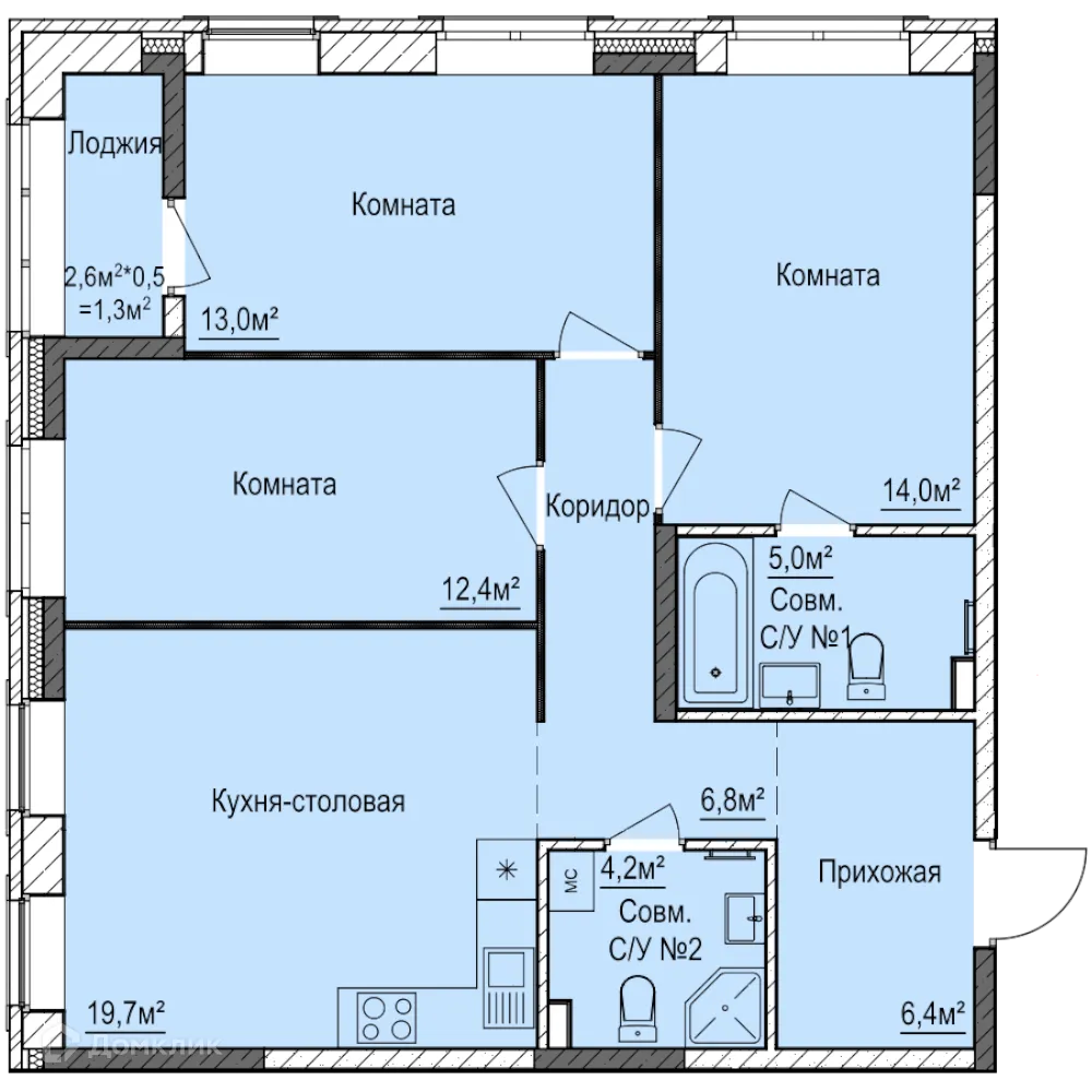 Фото квартиры в ЖК Покровский