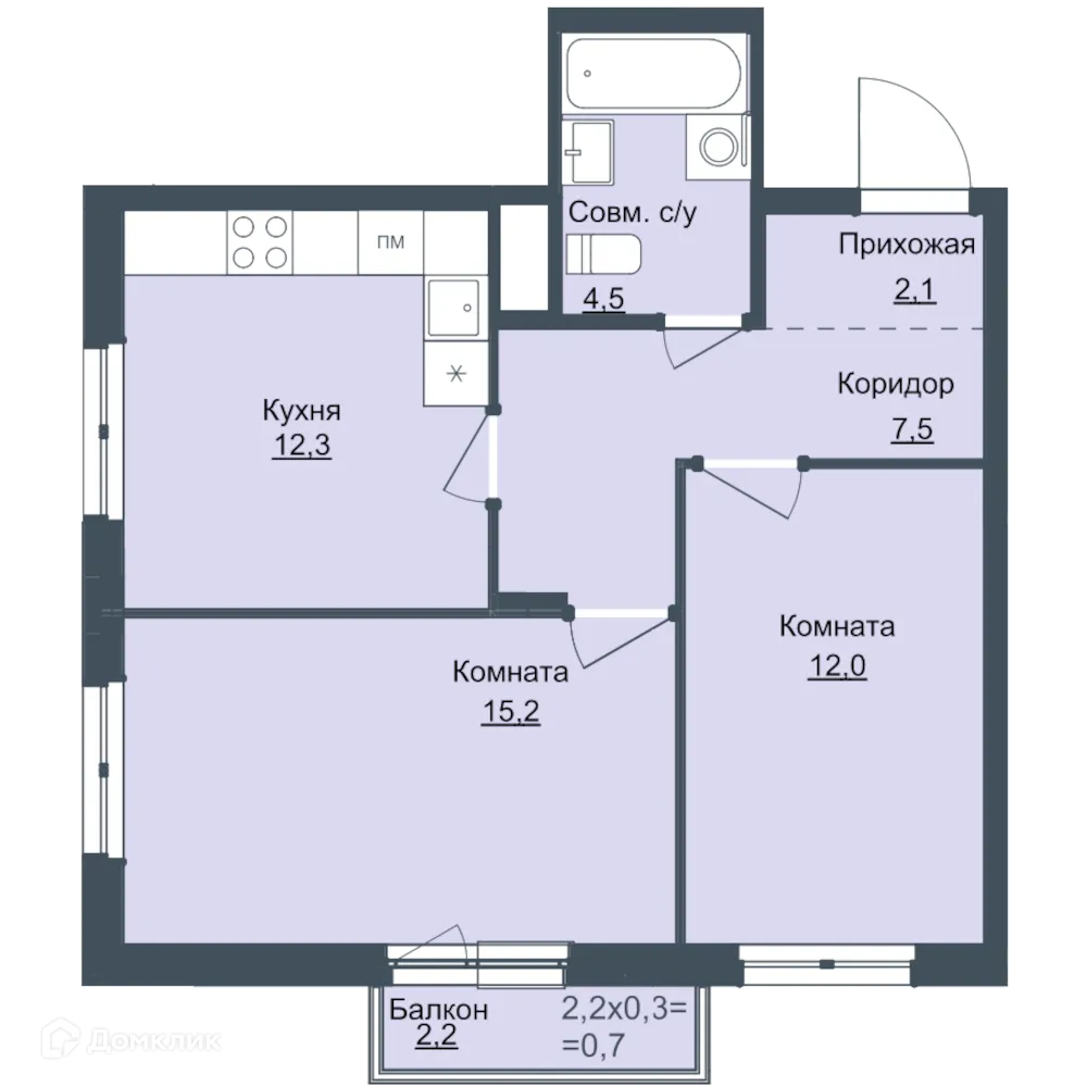 Фото квартиры в ЖК Истории