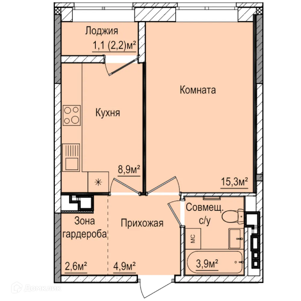 Фото квартиры в ЖК Покровский