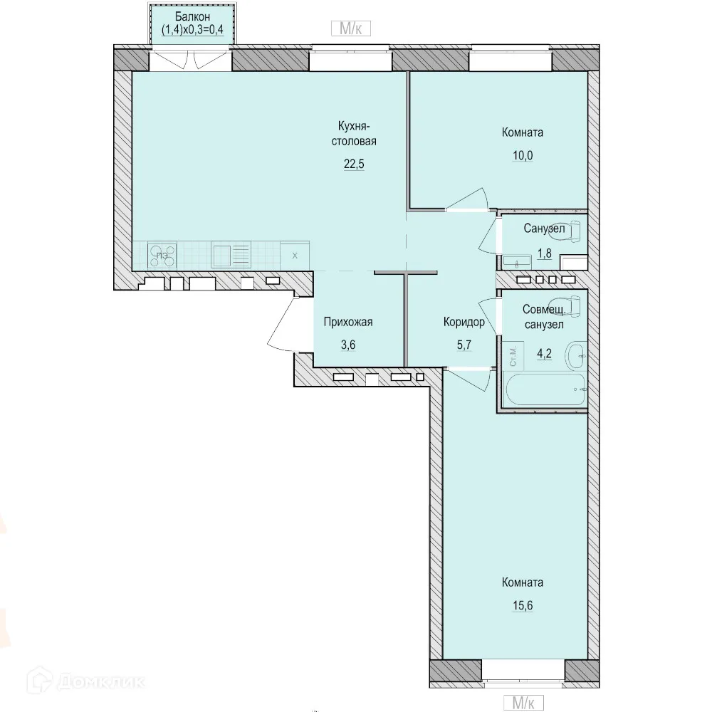 Фото квартиры в ЖК Санвилл