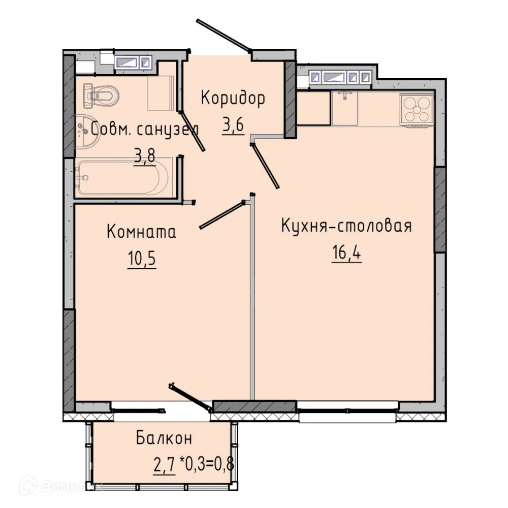 Фото квартиры в ЖК А14