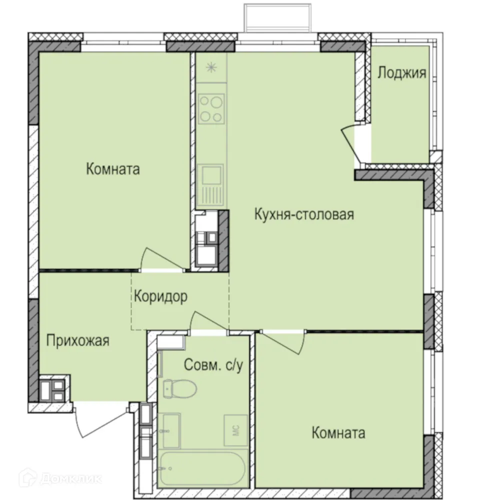 Фото квартиры в ЖК Норвежский Лес