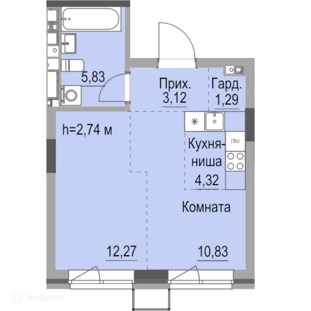 Фото квартиры в ЖК Республика