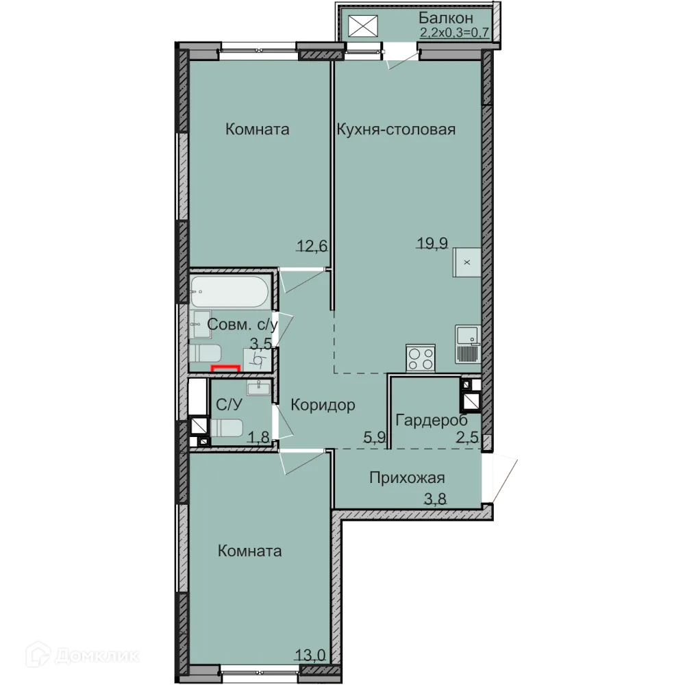 Фото квартиры в ЖК НЕО