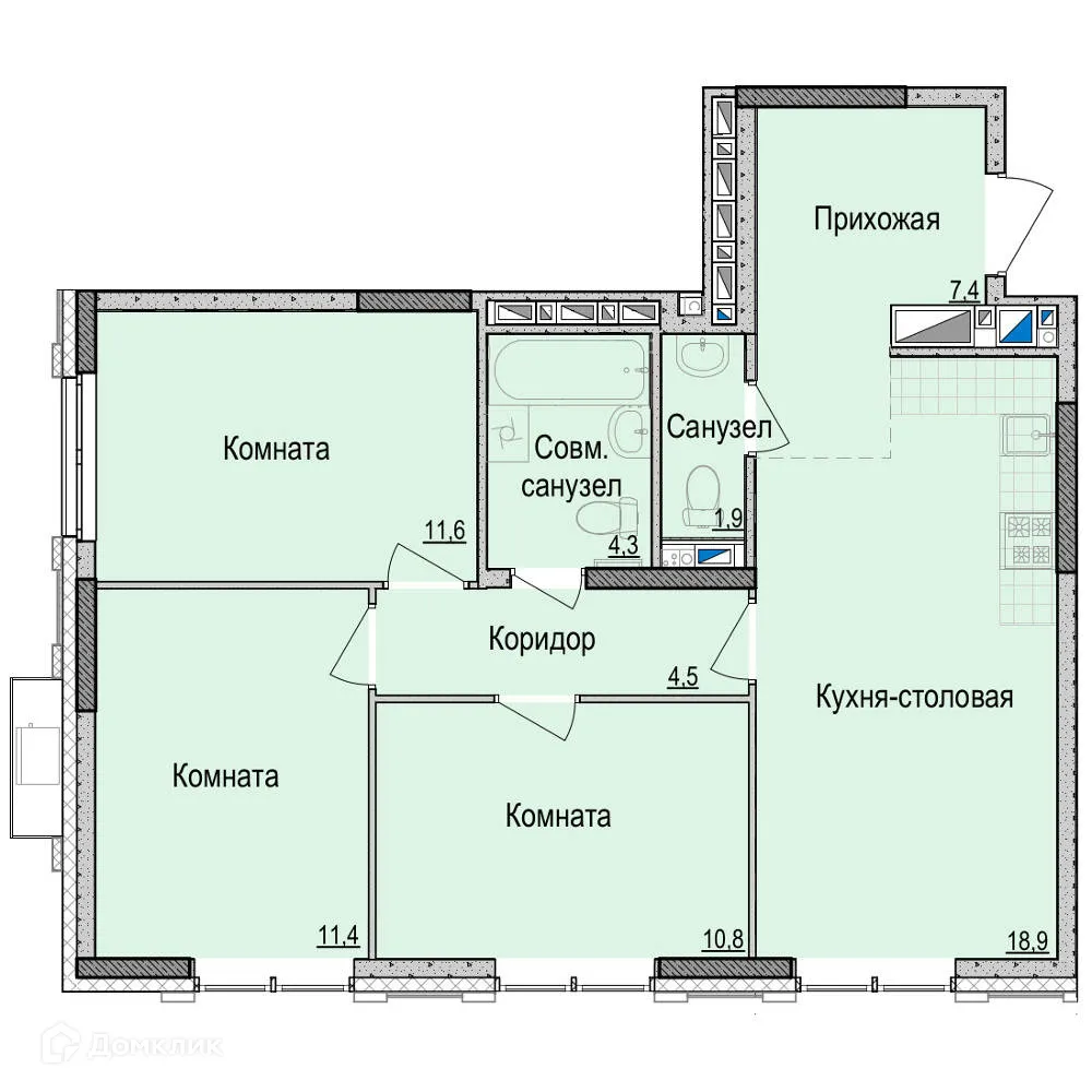 Фото квартиры в ЖК Невский