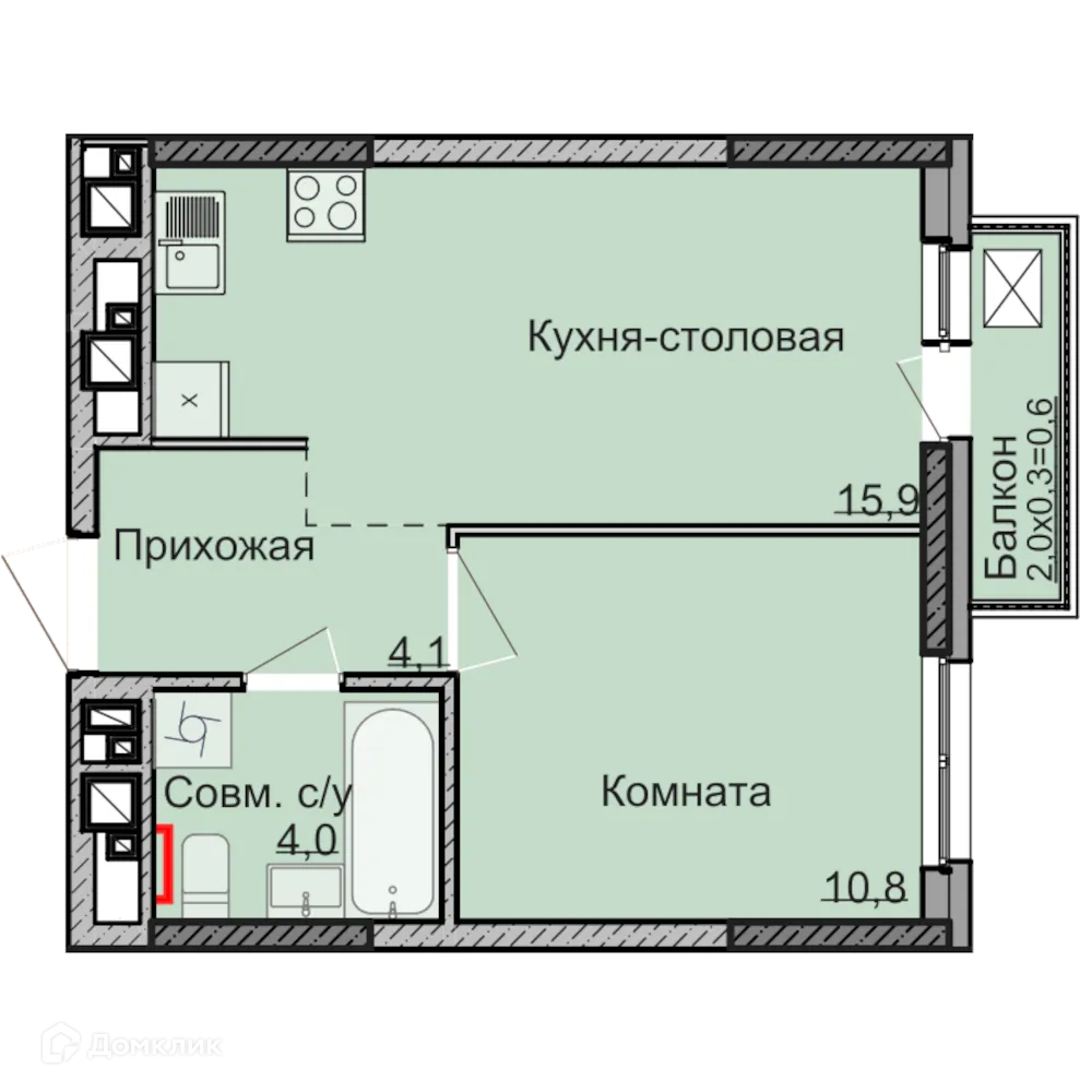 Фото квартиры в ЖК НЕО