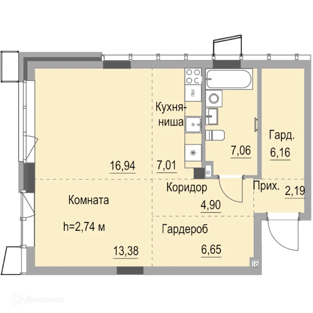 Фото квартиры в ЖК Республика