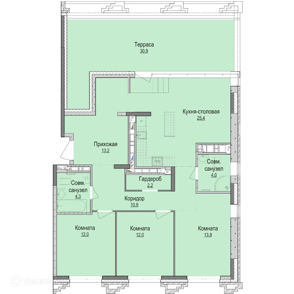 Фото квартиры в ЖК Мой Зенит