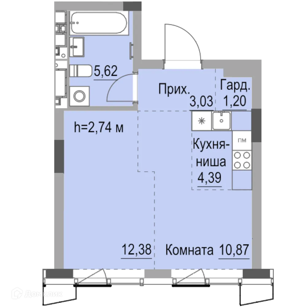 Фото квартиры в ЖК Республика
