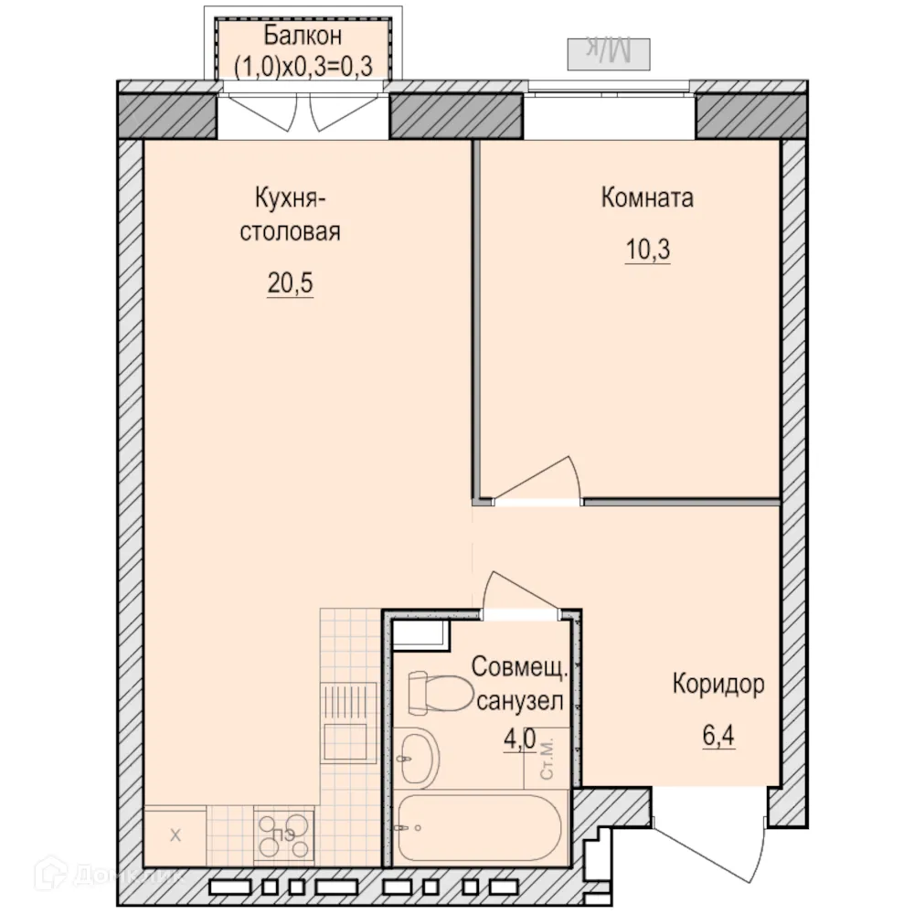 Фото квартиры в ЖК Санвилл