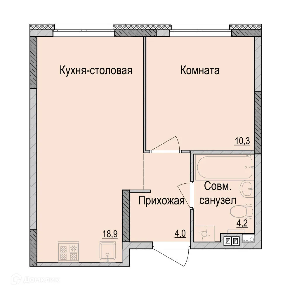 Фото квартиры в ЖК А14