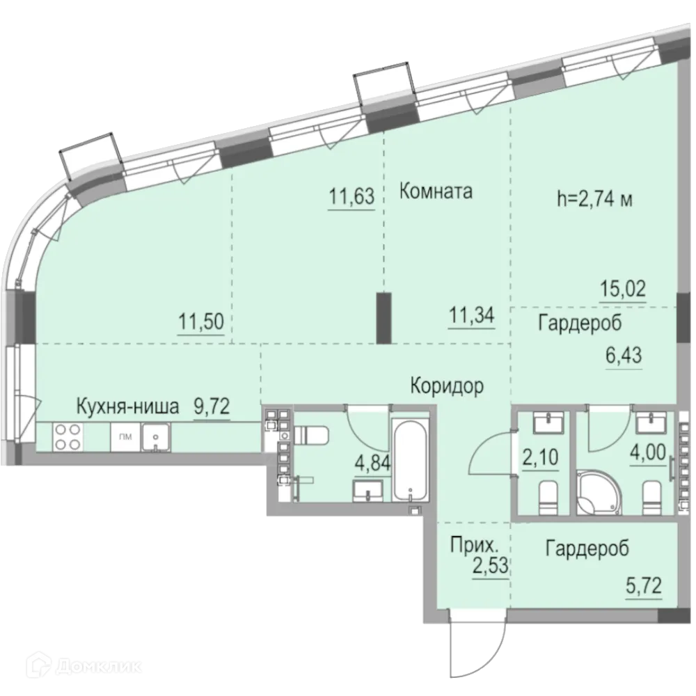 Фото квартиры в ЖК Республика