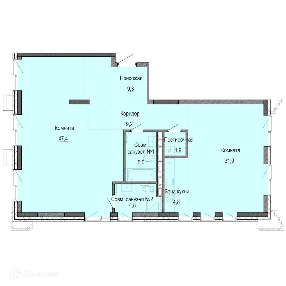 Фото квартиры в ЖК Михайловский