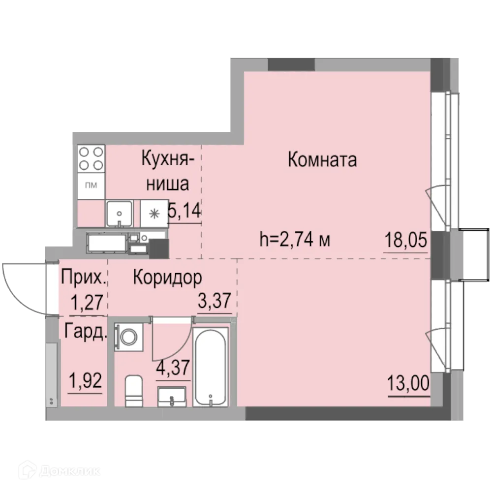Фото квартиры в ЖК Республика