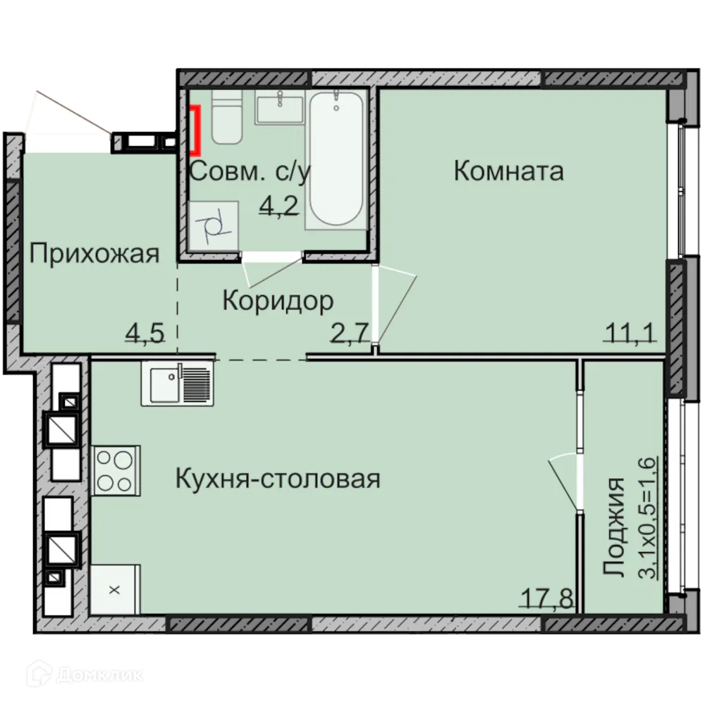 Фото квартиры в ЖК НЕО