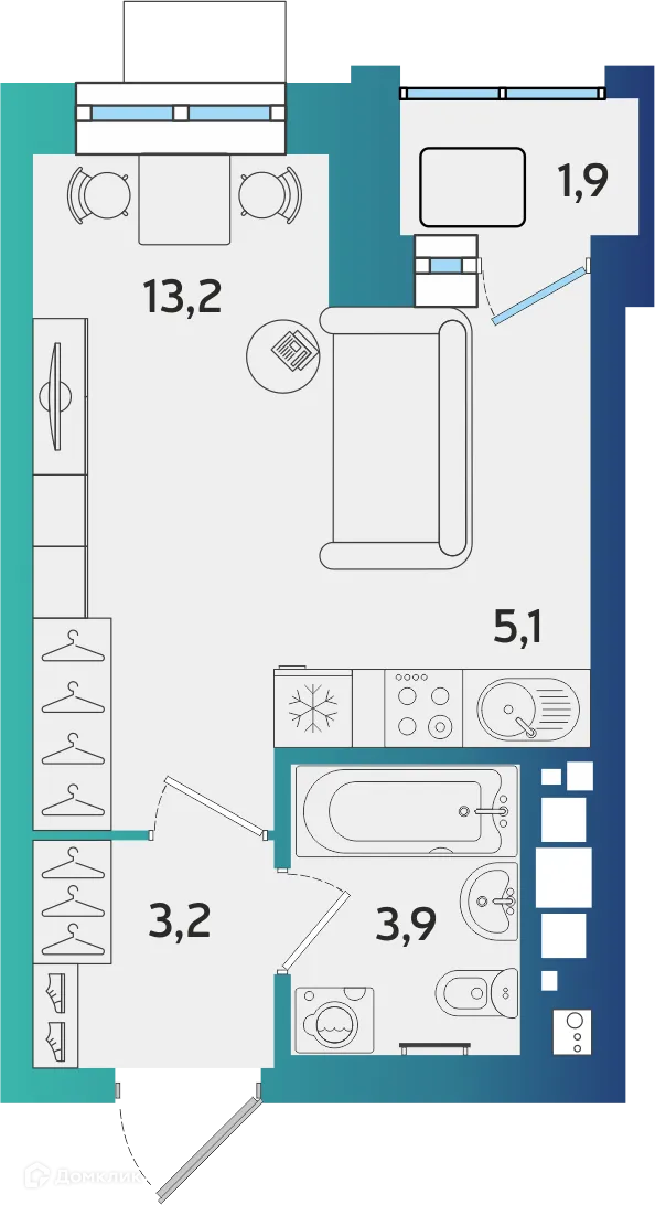 Фото квартиры в ЖК БершаСити