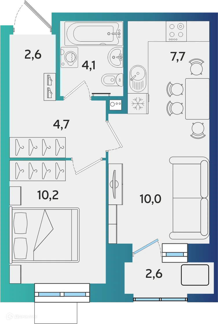 Фото квартиры в ЖК БершаСити