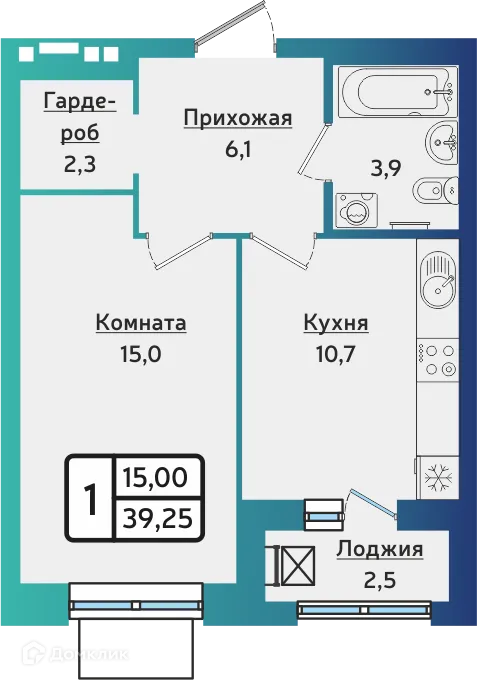 Фото квартиры в ЖК ARTNOVA (Артнова)